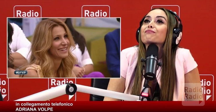 ‘Gf Vip 4’, Adriana Volpe ospite in radio parla dei rapporti tra Clizia Incorvaia e Paolo Ciavarro e tra Serena Enardu e Pago. E a chi le chiede se andrebbe a ‘Temptation Island’… preview