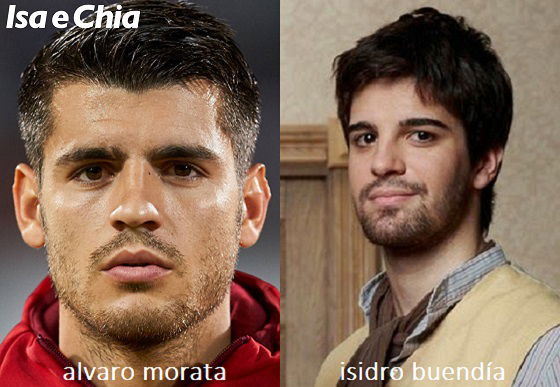 Somiglianza tra Alvaro Morata e Isidro Buendía de 'Il Segreto'