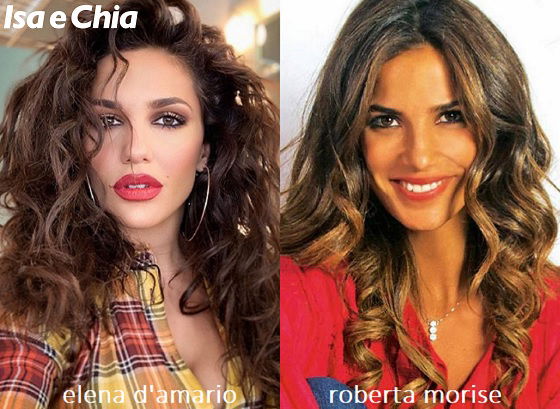 Somiglianza tra Elena D'Amario e Roberta Morise