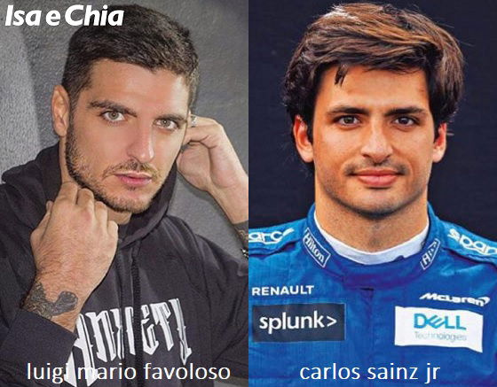 Somiglianza tra Luigi Mario Favoloso e Carlos Sainz Jr.