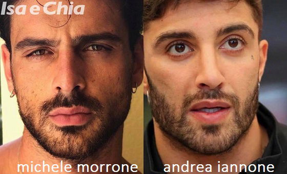 Somiglianza tra Michele Morrone e Andrea Iannone