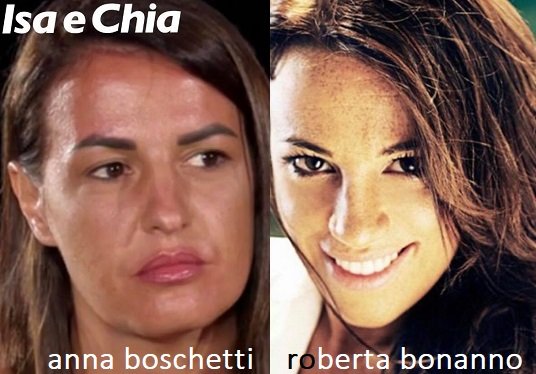 Somiglianza tra Anna Boschetti e Roberta Bonanno