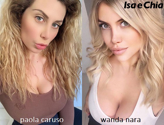Somiglianza tra Paola Caruso e Wanda Nara
