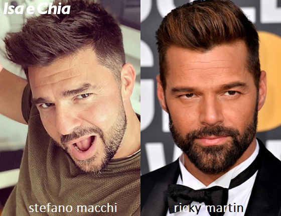 Somiglianza tra Stefano Macchi e Ricky Martin