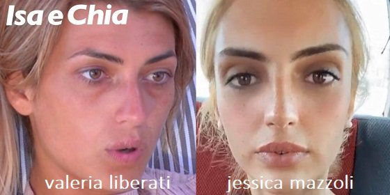 Somiglianza tra Valeria Liberati e Jessica Mazzoli
