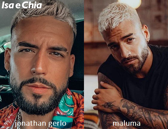 Somiglianza tra Jonathan Gerlo e Maluma