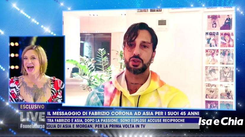 ‘Live – Non è la D’Urso’, videomessaggio a sorpresa di Fabrizio Corona ad Asia Argento… con un finale inaspettato! preview