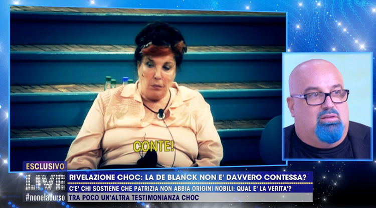 ‘Live – Non è la D’Urso’, indiscrezione choc su Patrizia De Blanck: la contessa non avrebbe realmente origini nobiliari bensì una parentela con Benito Mussolini preview