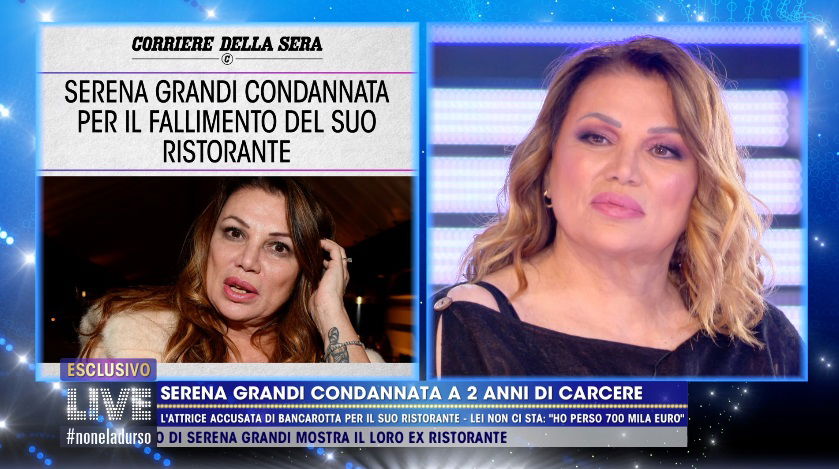 ‘Grande Fratello Vip 2’, dopo la condanna a 2 anni di reclusione Serena Grandi si difende a ‘Live – Non è La D’Urso’! (Video) article-post