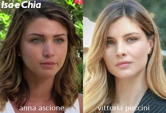 Somiglianza tra Anna Ascione e Vittoria Puccini