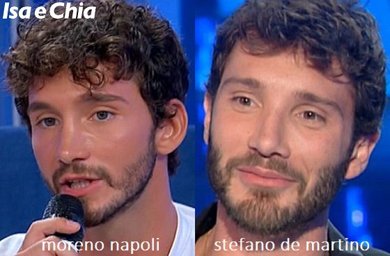 Somiglianza tra Moreno Napoli, corteggiatore di 'Uomini e Donne', e Stefano De Martina