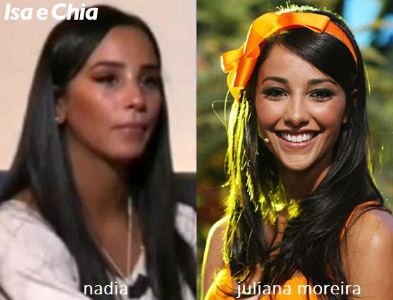 Somiglianza tra Nadia di ‘Temptation Island 8’ e Juliana Moreira