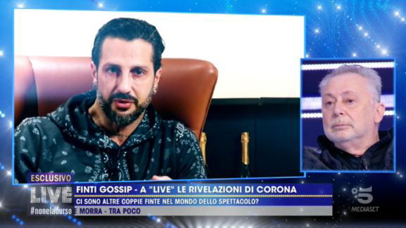 ‘Live – Non è la D’Urso’, Fabrizio Corona stronca la finta storia d’amore tra Adua Del Vesco e Massimiliano Morra: “Due esseri inutili”. E su Francesco Monte e Giulia Salemi… preview