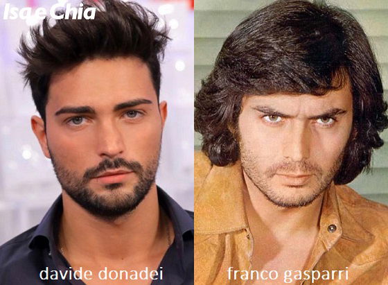 Somiglianza tra Davide Donadei e Franco Gasparri