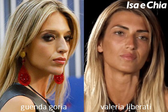 Somiglianza tra Guenda Goria e Valeria Liberati