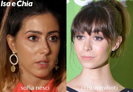 Somiglianza tra Sofia Nesci e Cristin Milioti di 'How I Met Your Mother'