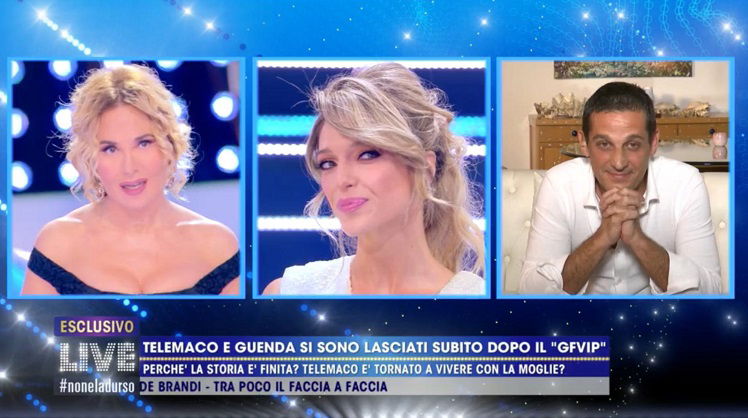 ‘Live – Non è la D’Urso’, Guenda Goria rifiuta il faccia a faccia col suo ex Telemaco Dell’Aquila e svela cosa si aspetta ora da lui preview