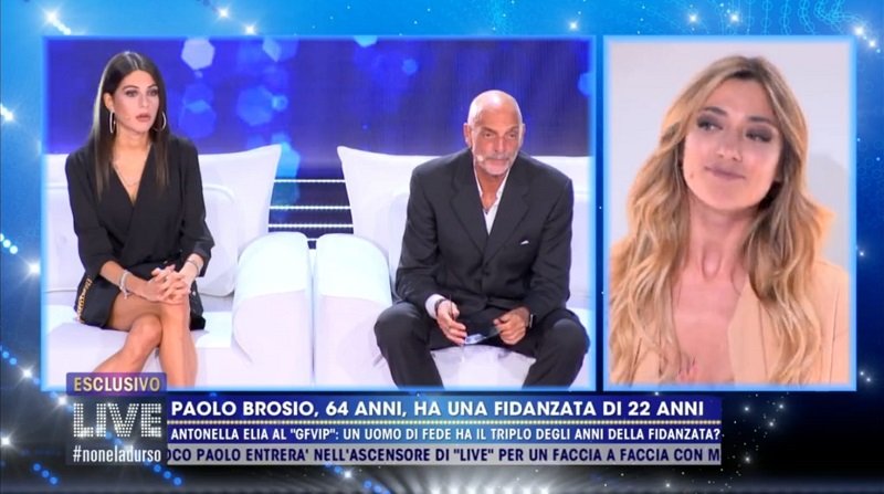 Live – Non è la D’Urso, Paolo Brosio racconta com’è nato il flirt con la sua fidanzata 22enne Marialaura De Vitis (ma Soleil Sorge rivela che…)