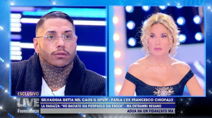 ‘Live – Non è la D’Urso’, Francesco Chiofalo fa una rivelazione choc sulla sua ex Selvaggia Roma preview