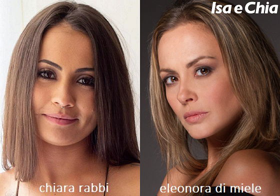 Somiglianza tra Chiara Rabbi e Eleonora Di Miele