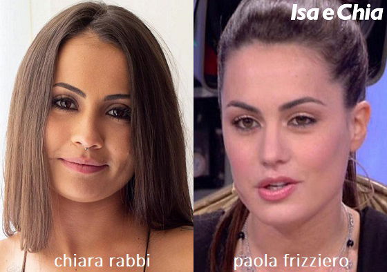 Somiglianza tra Chiara Rabbi e Paola Frizziero