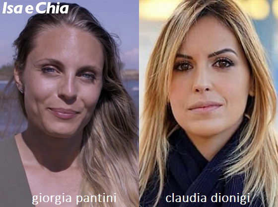 Somiglianza tra Claudia Dionigi e Giorgia Pantini di 'Matrimonio a Prima Vista'