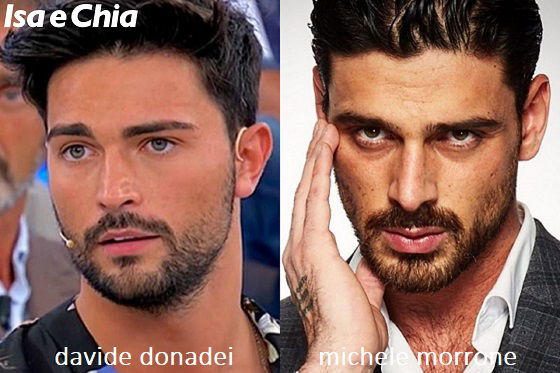 Somiglianza tra Davide Donadei e Michele Morrone