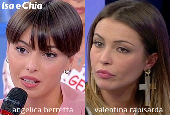 Somiglianza tra Angelica Berretta e Valentina Rapisarda