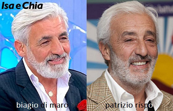Somiglianza tra Biagio Di Maro e Patrizio Rispo di 'Un posto al sole'