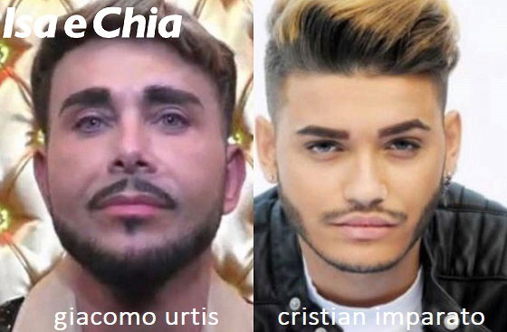 Somiglianza tra Giacomo Urtis e Cristian Imparato