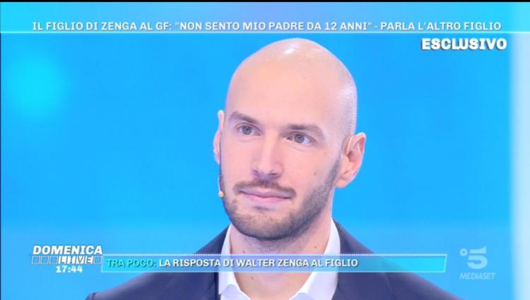 ‘Domenica Live’, parla il fratello di Andrea Zenga e racconta la sua verità sul loro rapporto con papà Walter Zenga preview