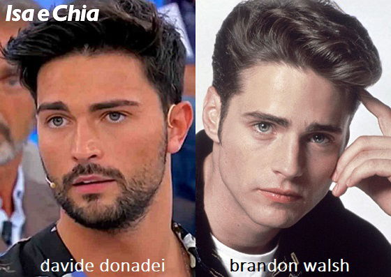Somiglianza tra Davide Donadei e Brandon Walsh di 'Beverly Hills 90210'