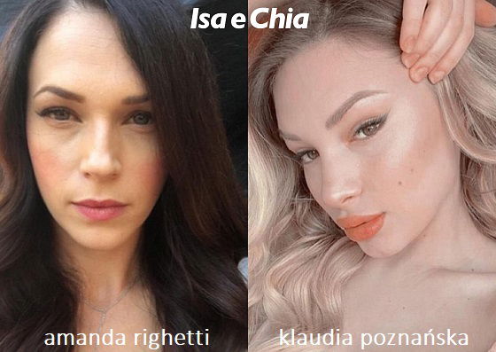 Somiglianza tra Klaudia Poznańska e Amanda Righetti