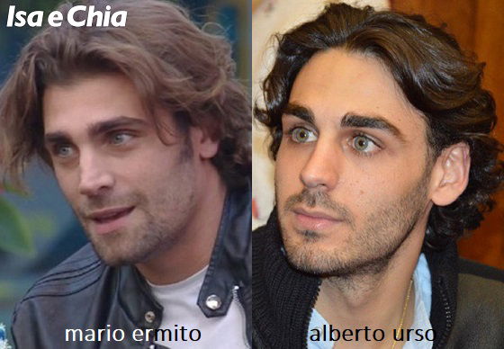 Somiglianza tra Mario Ermito e Alberto Urso