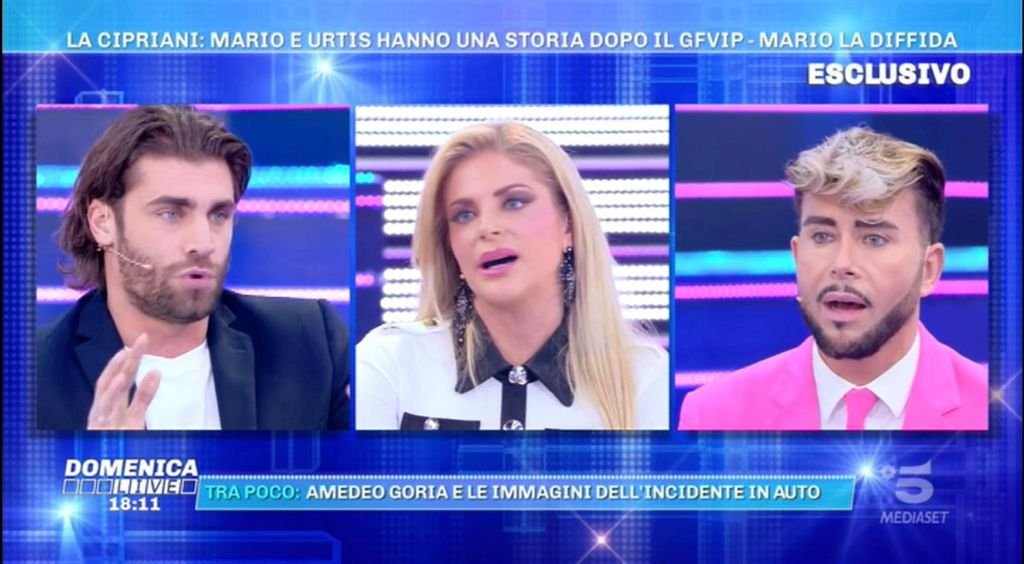 ‘Domenica Live’, arriva il faccia a faccia tra Mario Ermito, Francesca Cipriani e Giacomo Urtis (che lancia una stoccata all’attore!)
