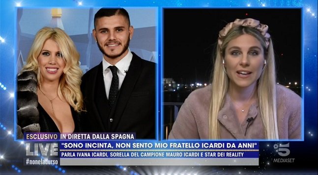 ‘Live – Non è la D’Urso’, Ivana Icardi svela il sesso del bimbo che aspetta da Hugo Sierra