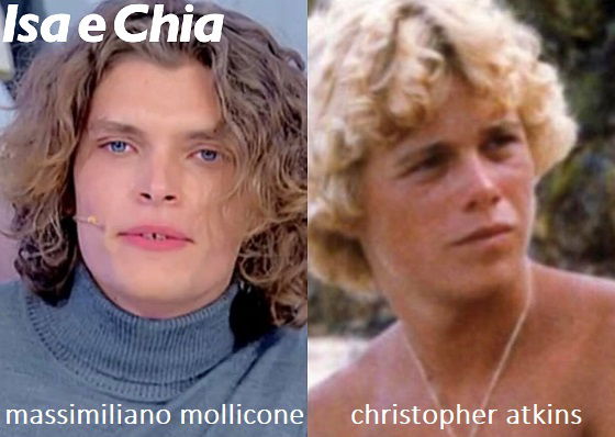 Somiglianza tra Massimiliano Mollicone e Christopher Atkins
