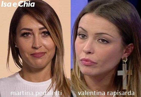 Somiglianza tra Valentina Rapisarda e Martina Pedaletti di 'Matrimonio a prima vista'