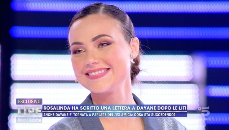Live – Non è la D’Urso, Rosalinda Cannavò rivela come vanno (davvero) le cose con Dayane Mello