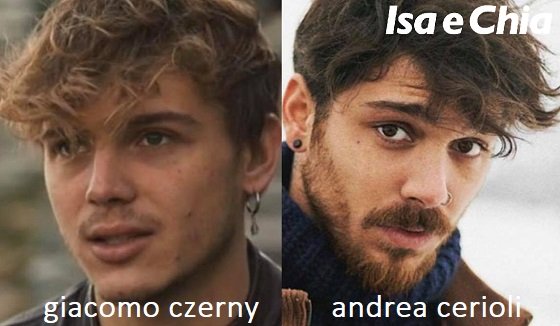 Somiglianza tra Giacomo Czerny e Andrea Cerioli