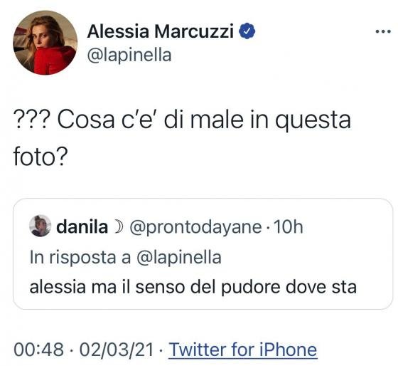 Twitter - Alessia Marcuzzi