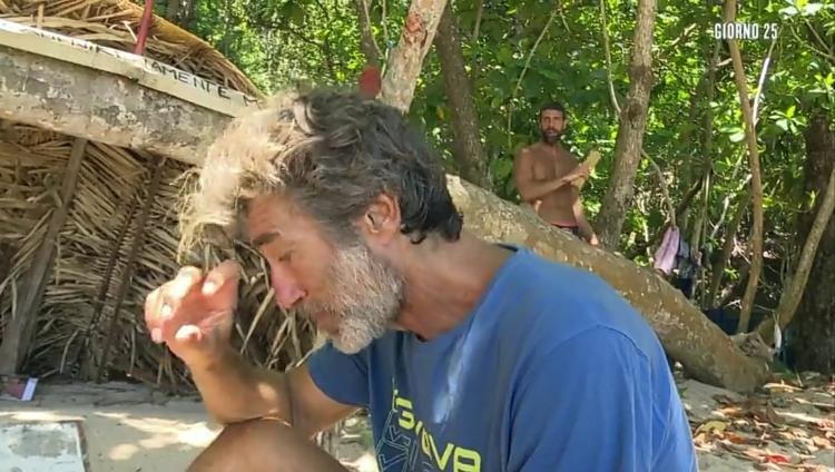 Isola 15, Brando Giorgi non saluta Beppe Braida prima che quest’ultimo lasci il reality: la dura reazione di Gilles Rocca