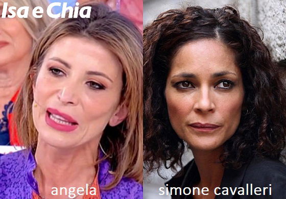 Somiglianza tra Angela e Simona Cavalleri