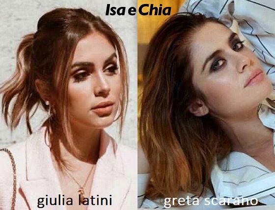 Somiglianza tra Giulia Latini e Greta Scarano