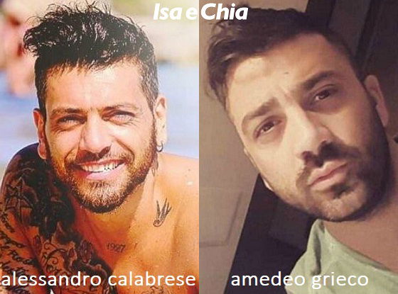 Somiglianza tra Alessandro Calabrese e Amedeo Grieco