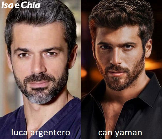 Somiglianza tra Luca Argentero e Can Yaman