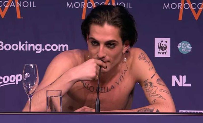 Eurovision Song Contest 2021, l’epica risposta di Damiano David alle sterili polemiche sulla presunta sniffata preview