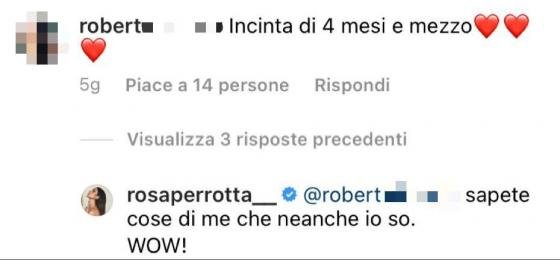 Instagram - commenti Rosa Perrotta