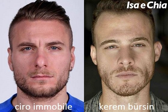 Somiglianza tra Ciro Immobile e Kerem Bürsin di Love is in the air