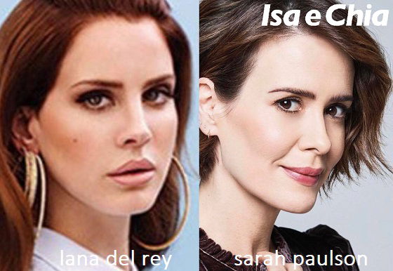 Somiglianza tra Lana Del Rey e Sarah Paulson